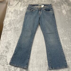 Levis Jeans Womens 8M Curvy Cut Bootcut Medium Wash Blue Denim Mid Rise Stretch